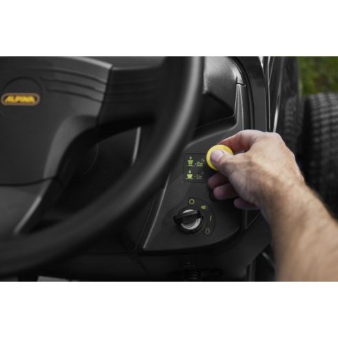 Alpina oldalkidobós fűnyírótraktor AT3 98 A ST 350