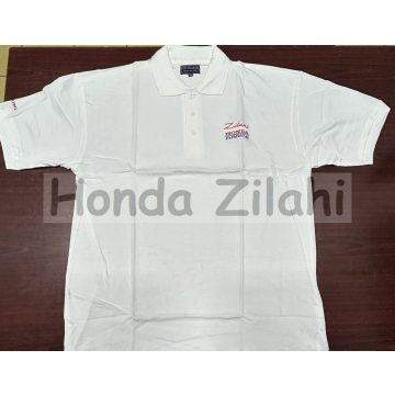  HondaZilahi fehér színű galléros póló (Marine)